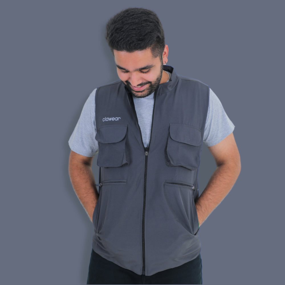 Corbett Men's Utility Vest Gray - Main Image