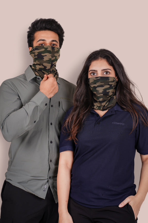 Thar Neck Gaitors - Green Camo