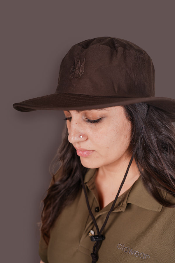 Mahogany Panama Hats - Dark Brown