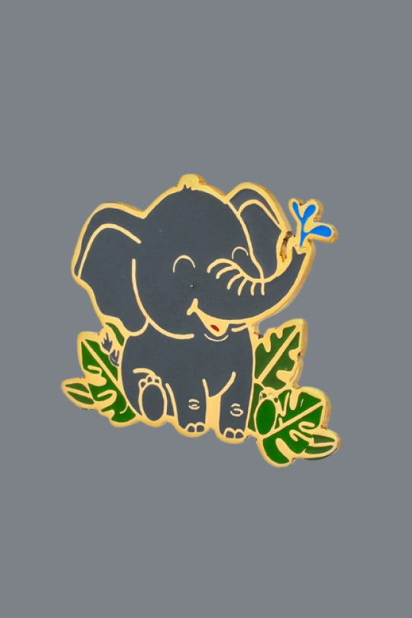 Wild Lapel Pin - Little Elephant