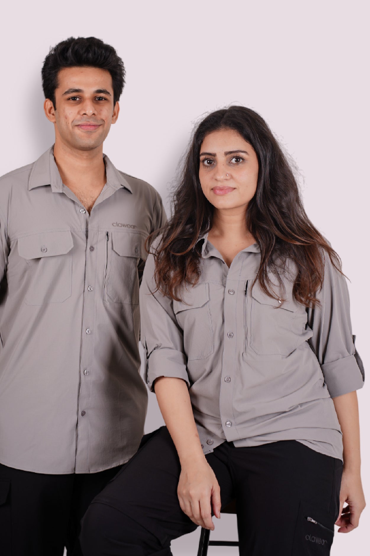 Nilgiris Full Sleeves Airvent Shirt - Teal Green