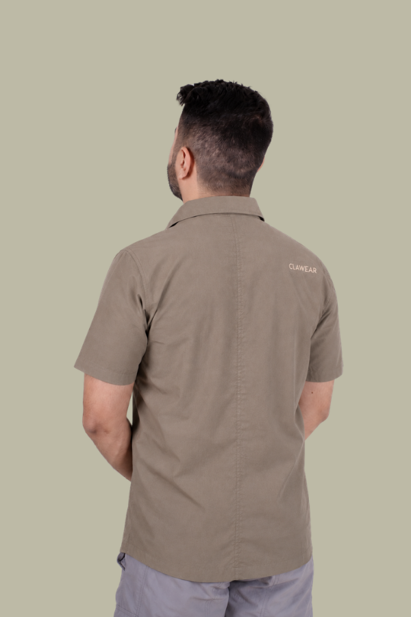 Havelock Half Sleeves Dry Fit Shirt - Olive Green