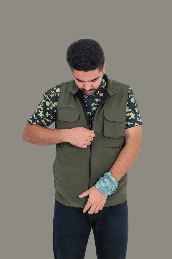 Corbett Men's Utility Vest - Dark Green