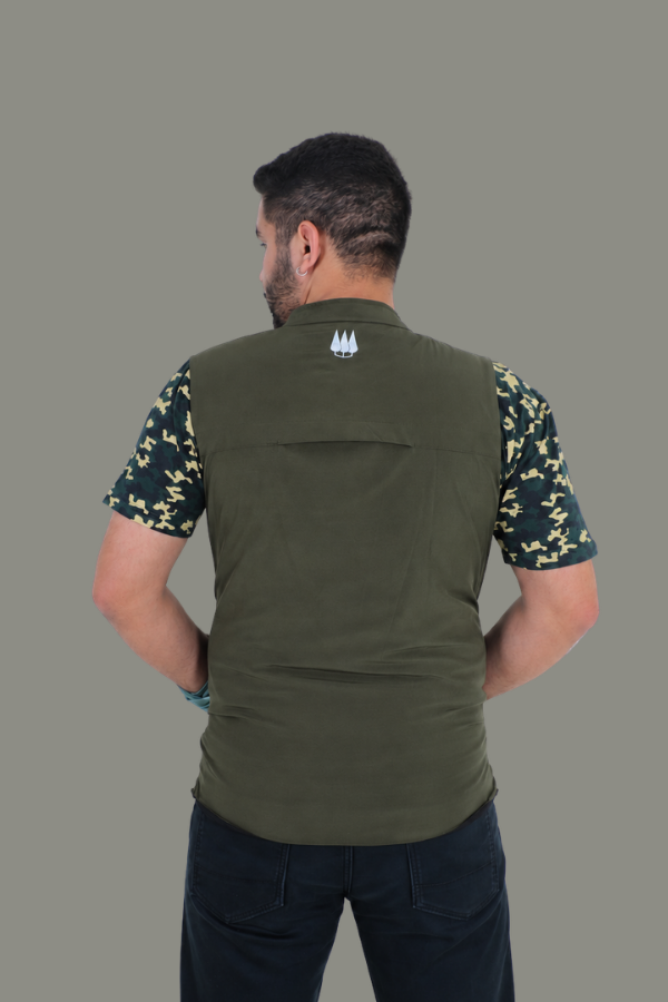 Corbett Men's Utility Vest - Dark Green