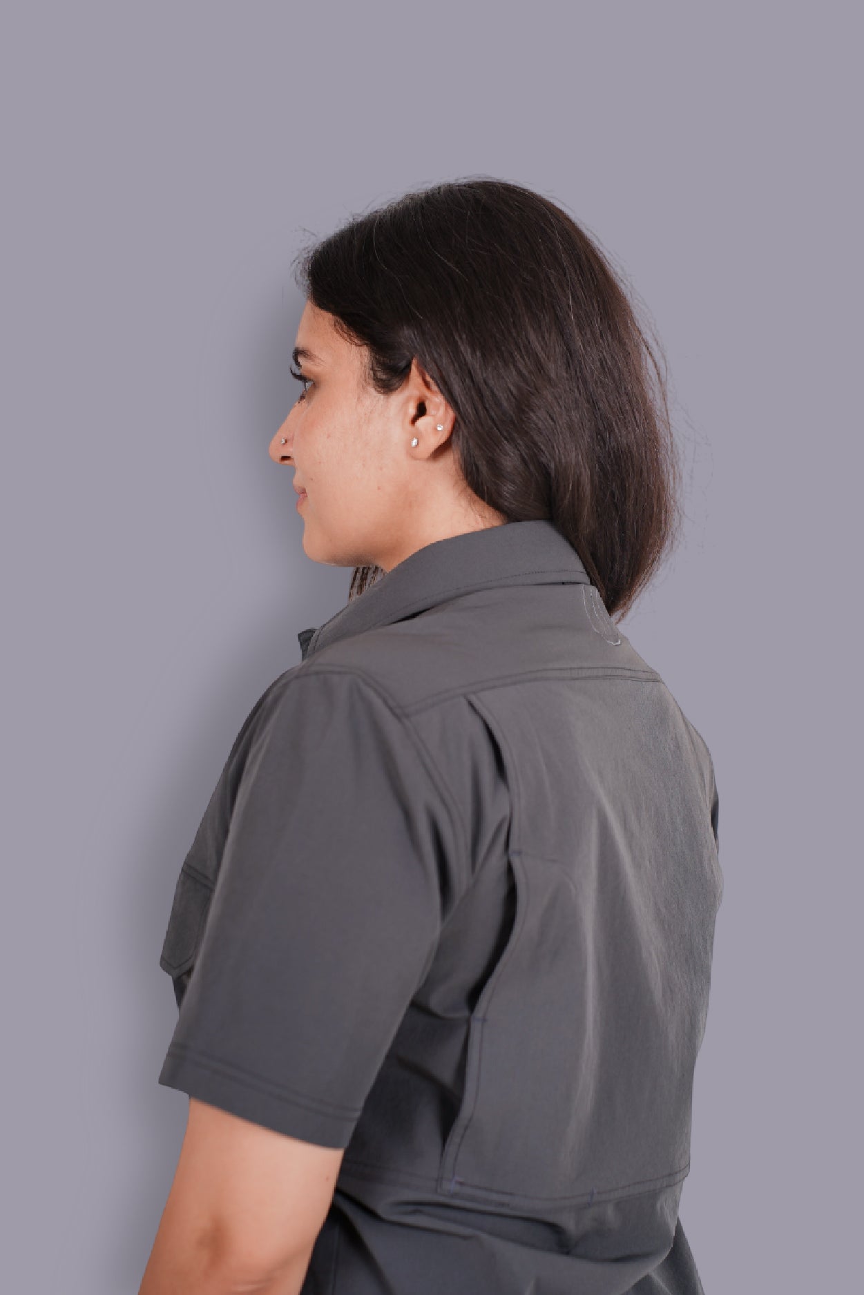 Andaman Half Sleeve Shirt - Grey
