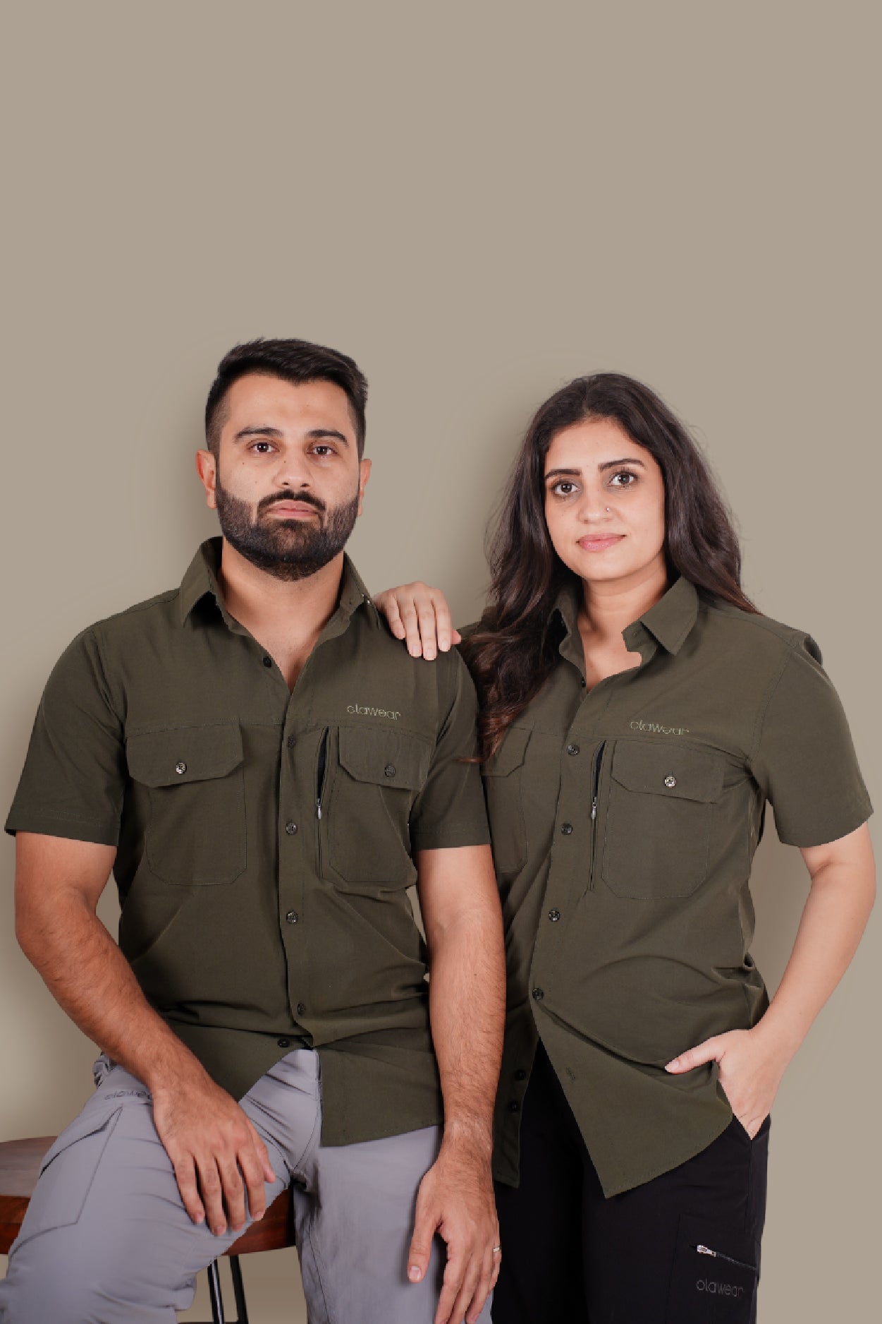 Andaman Half Sleeves Shirt - Green