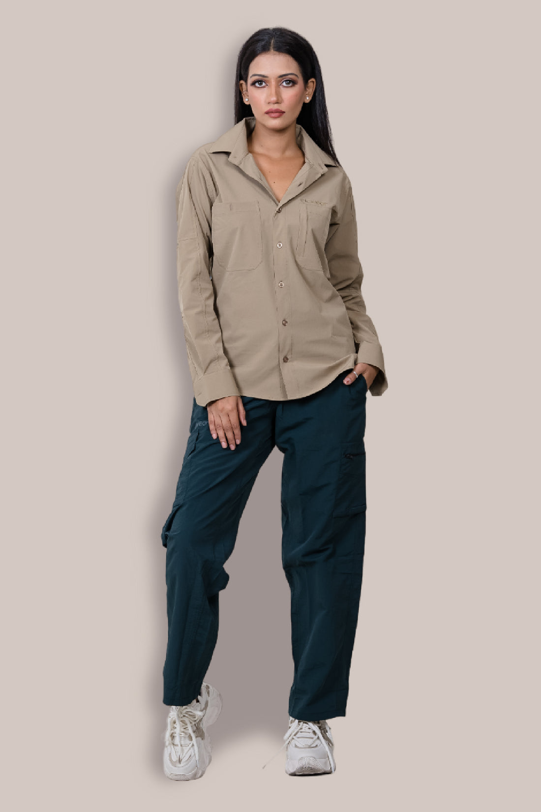 Andaman Airvent Full Sleeve Shirt - Beige