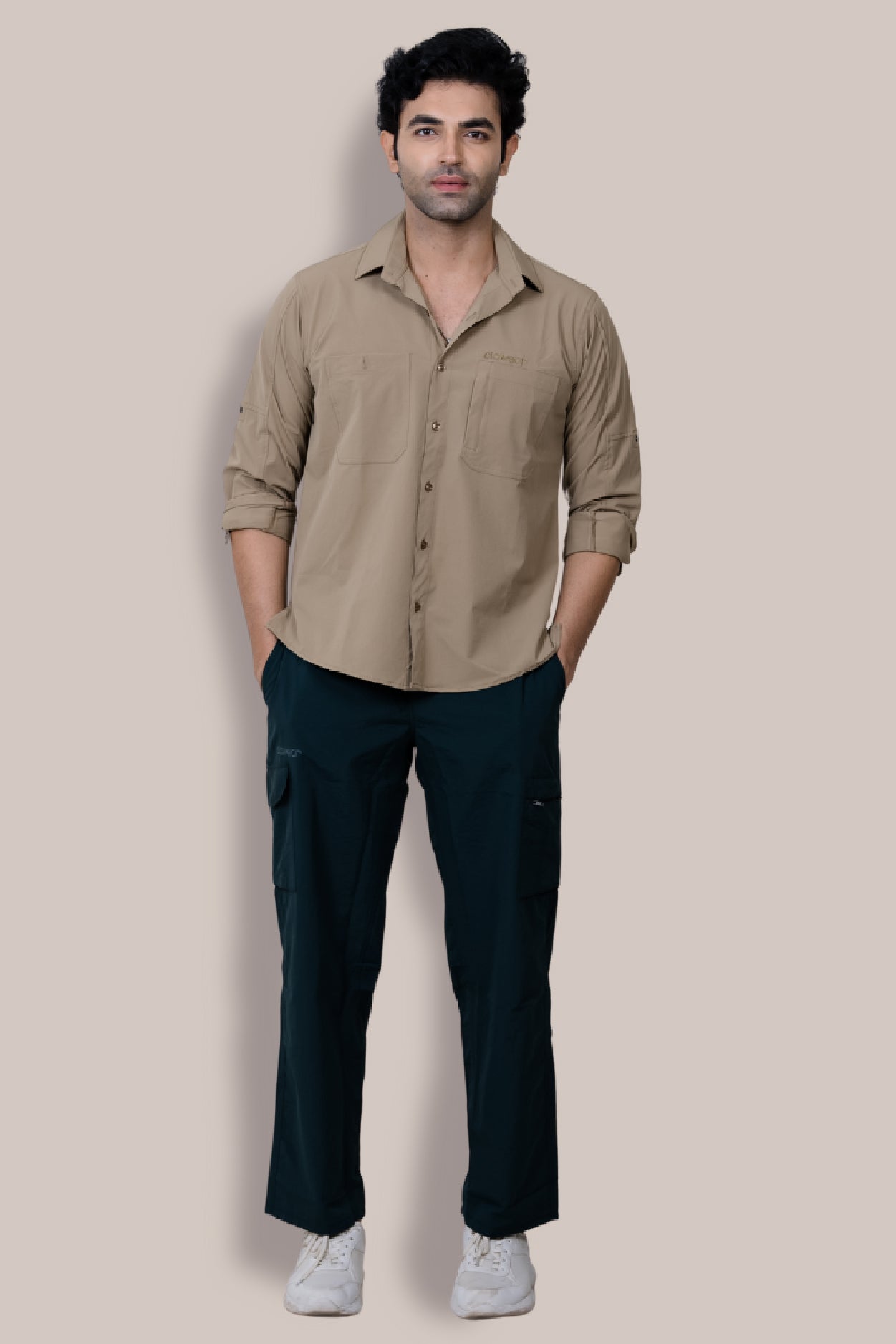 Andaman Airvent Full Sleeve Shirt - Beige