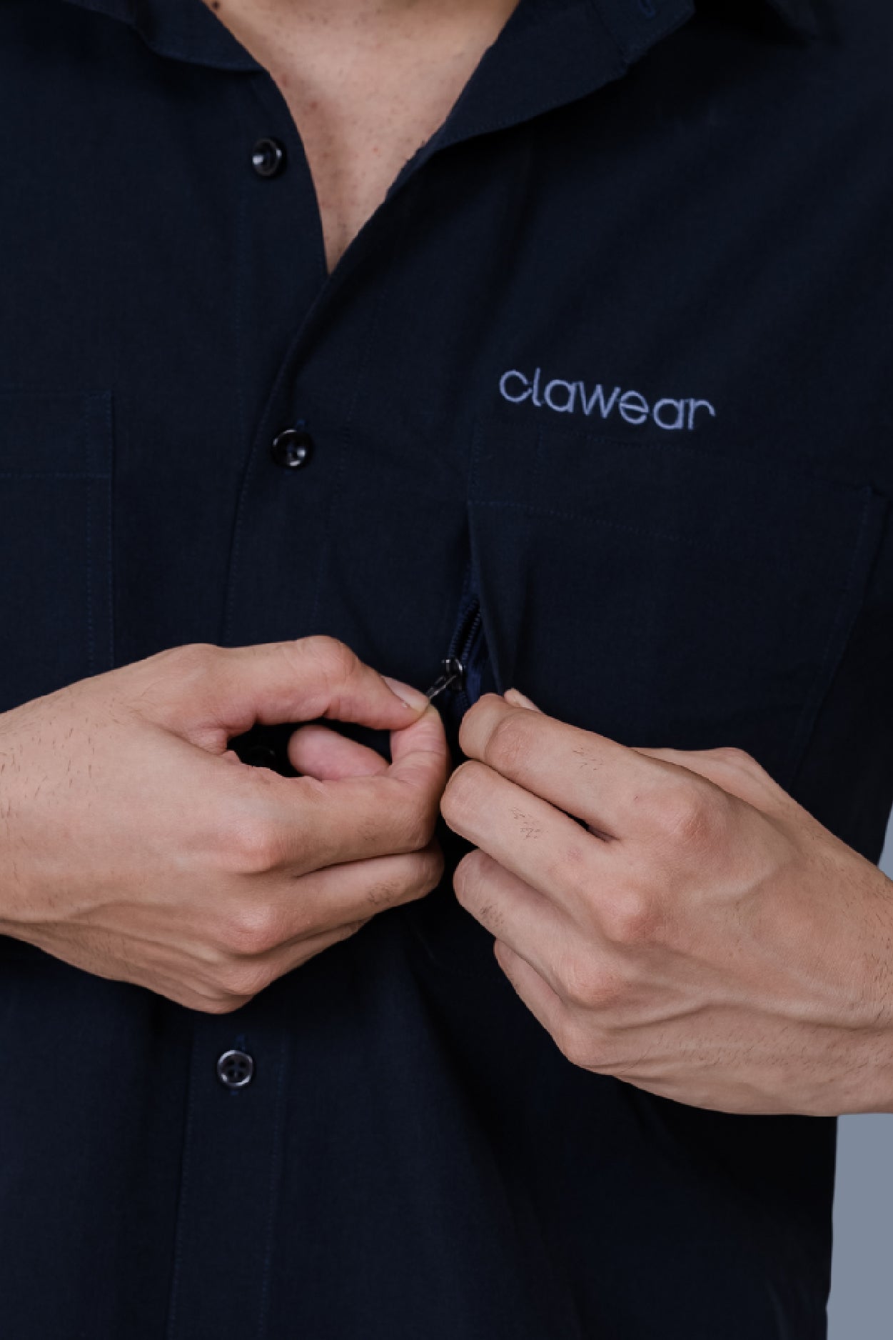 Andaman Airvent Full Sleeve Shirt - Navy Blue