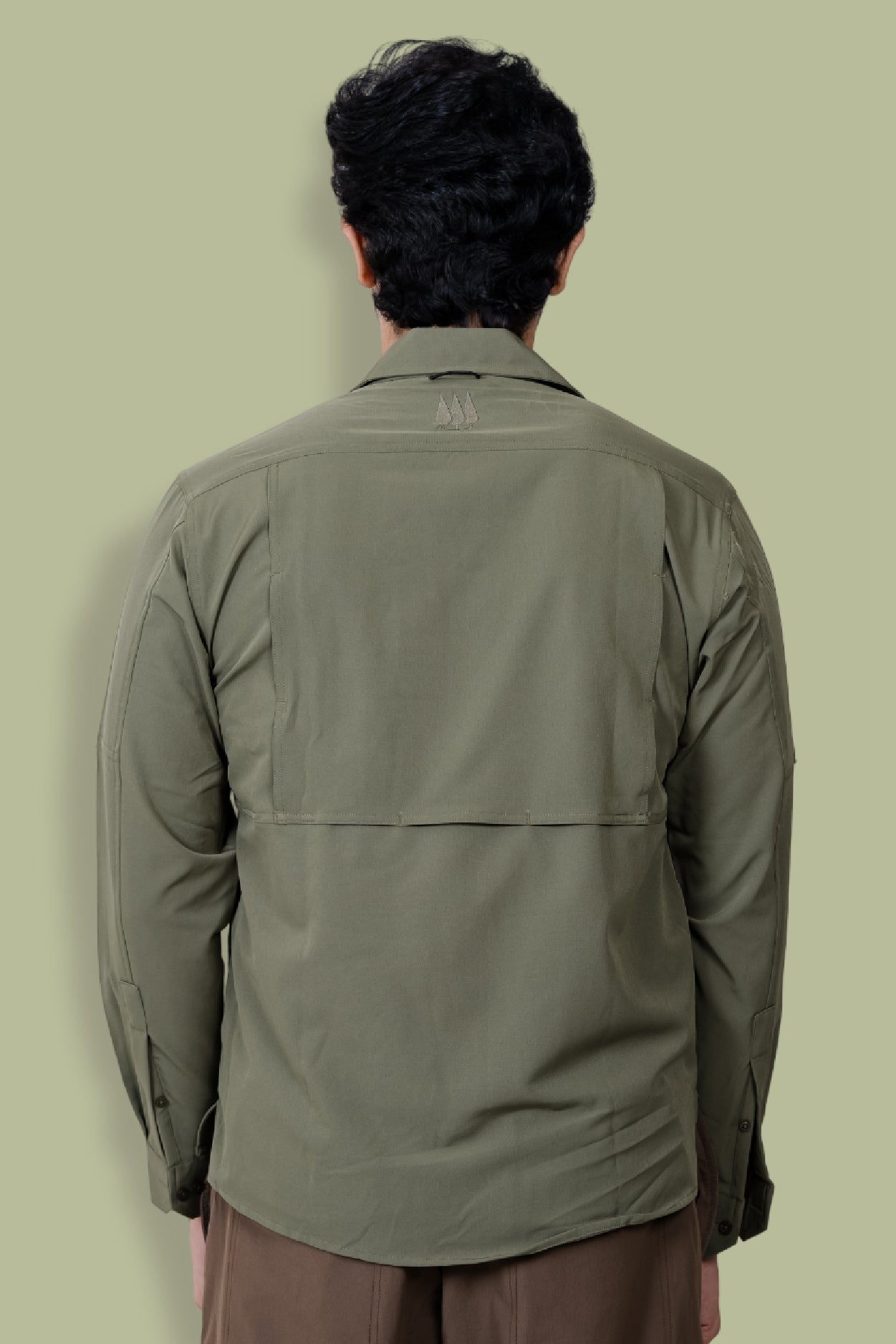 Andaman Airvent Full Sleeve Shirt - Olive Green
