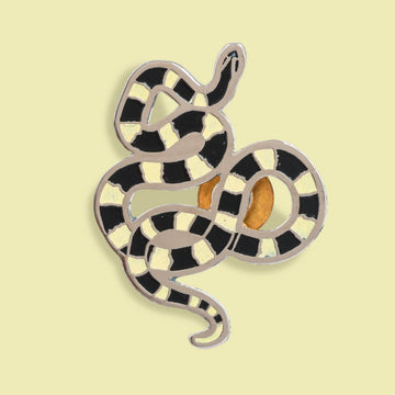 Wild Lapel Pin - Banded Krait