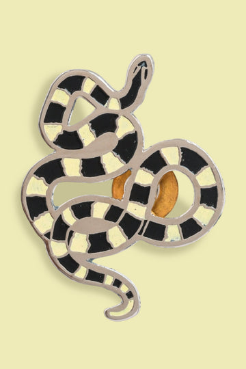 Wild Lapel Pin - Banded Krait