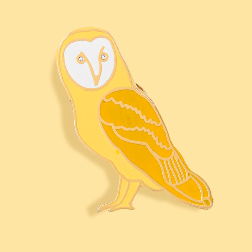 Wild Lapel Pin - Barn Owl