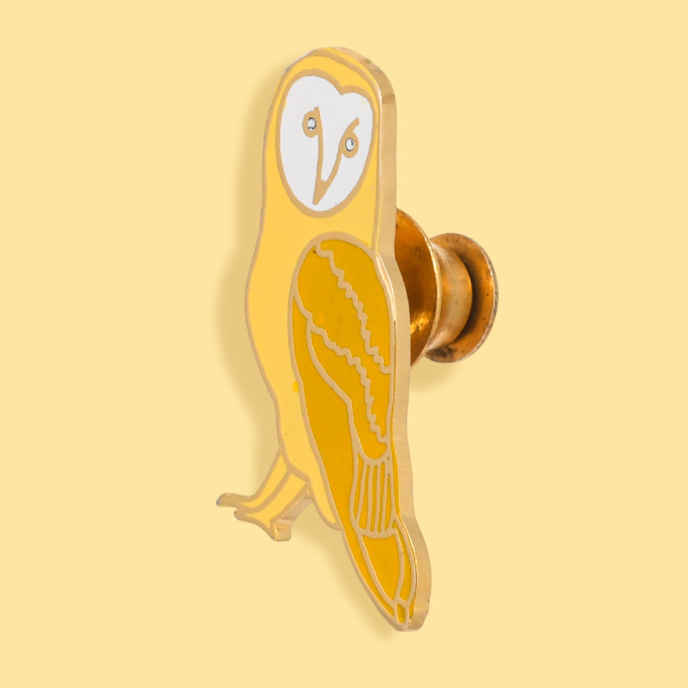 Wild Lapel Pin - Barn Owl