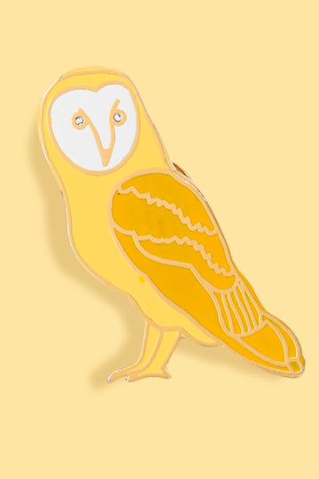 Wild Lapel Pin - Barn Owl