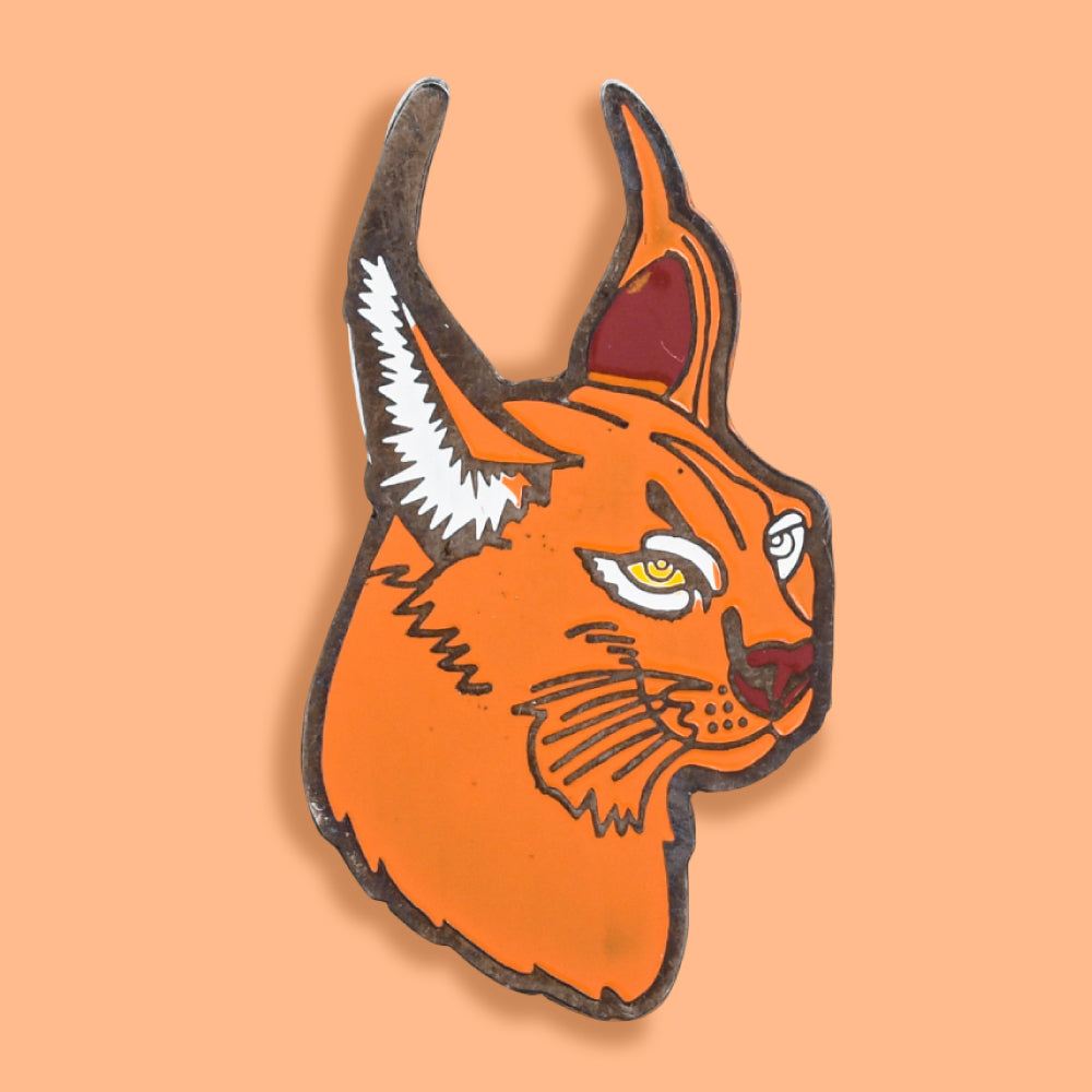 Wild Lapel Pin - Caracal