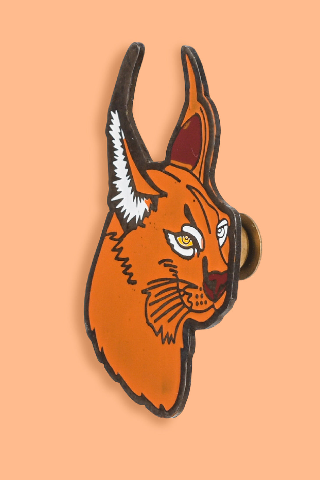 Wild Lapel Pin - Caracal