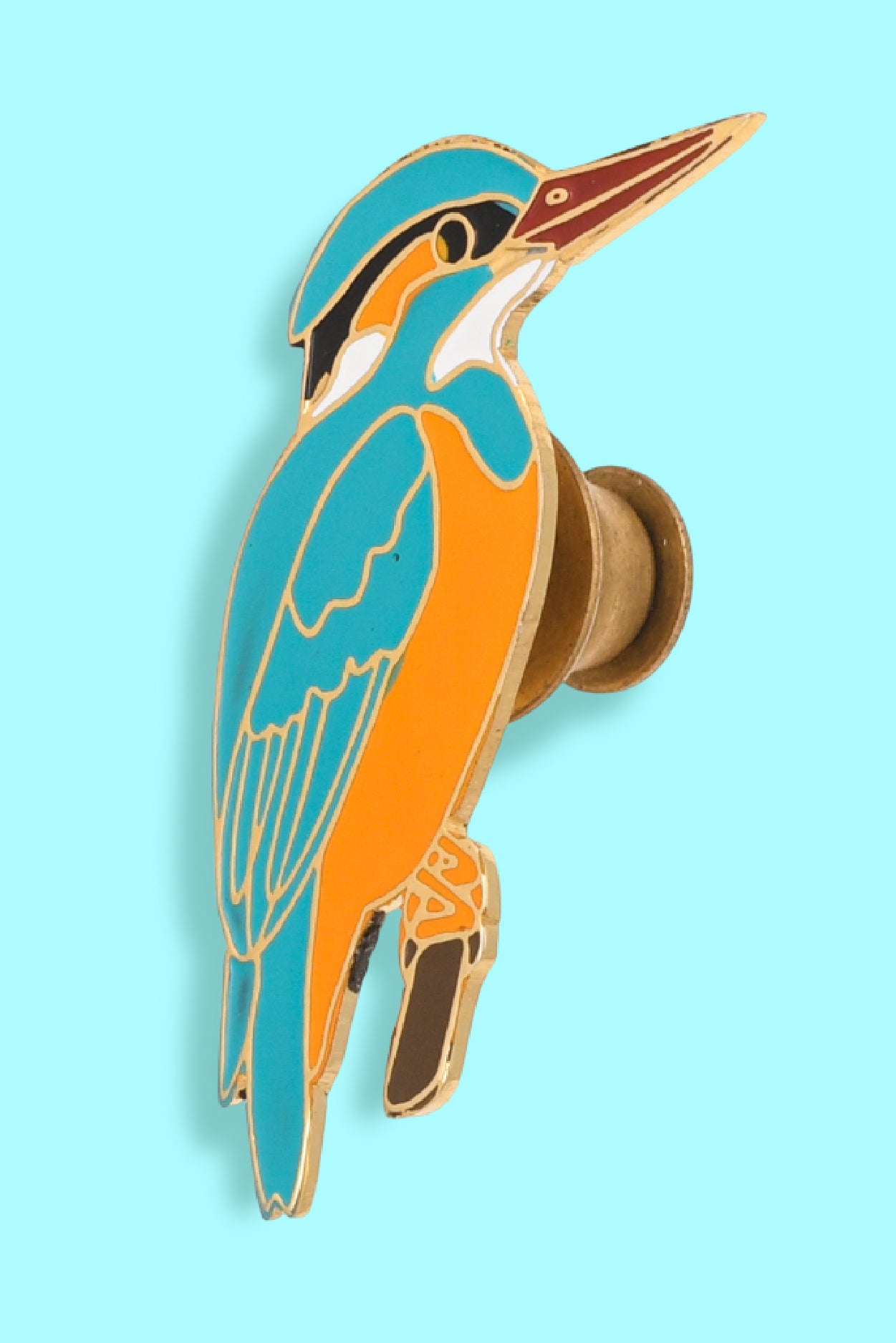 Wild Lapel Pin - Common Kingfisher