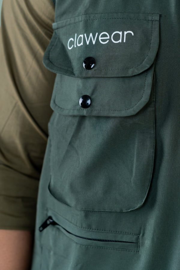 Corbett Men's Utility Vest - Dark Green
