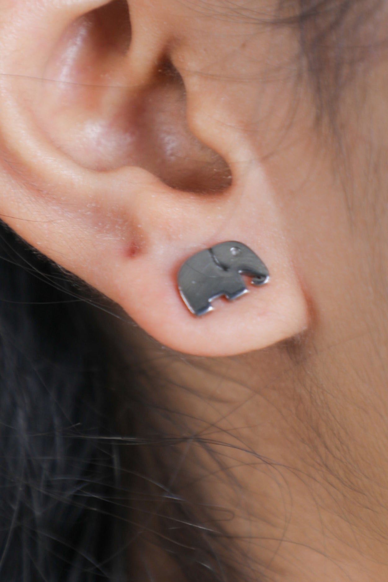 Wild Earrings - Elephant - Plating