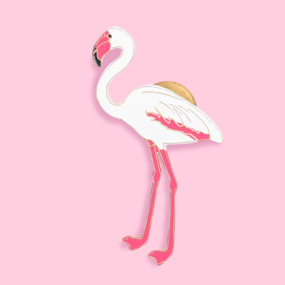 Wild Lapel Pin - Flamingo