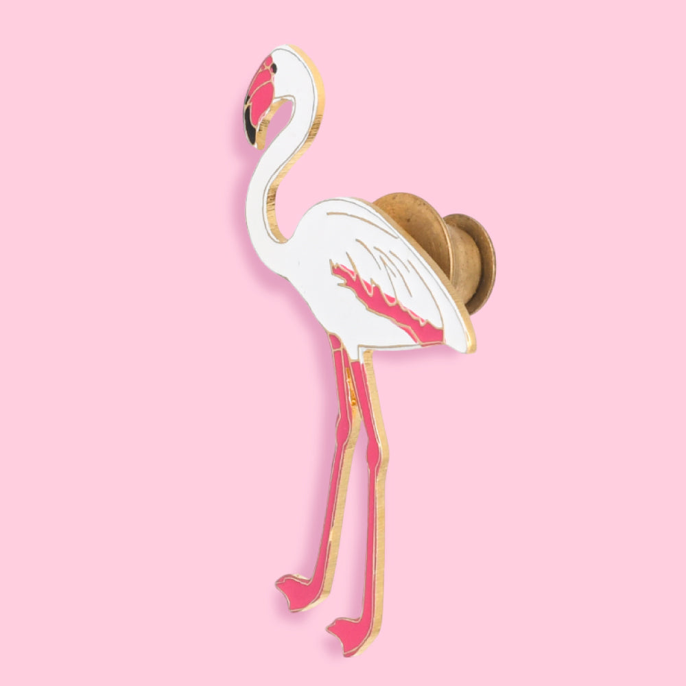 Wild Lapel Pin - Flamingo