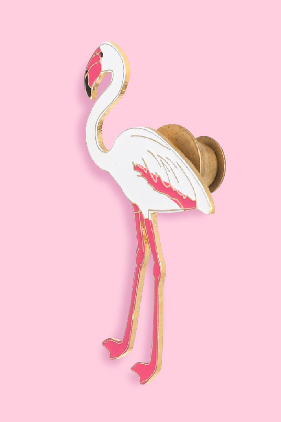 Wild Lapel Pin - Flamingo