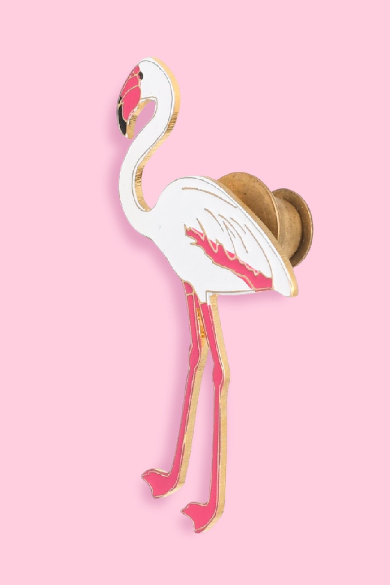 Wild Lapel Pin - Flamingo