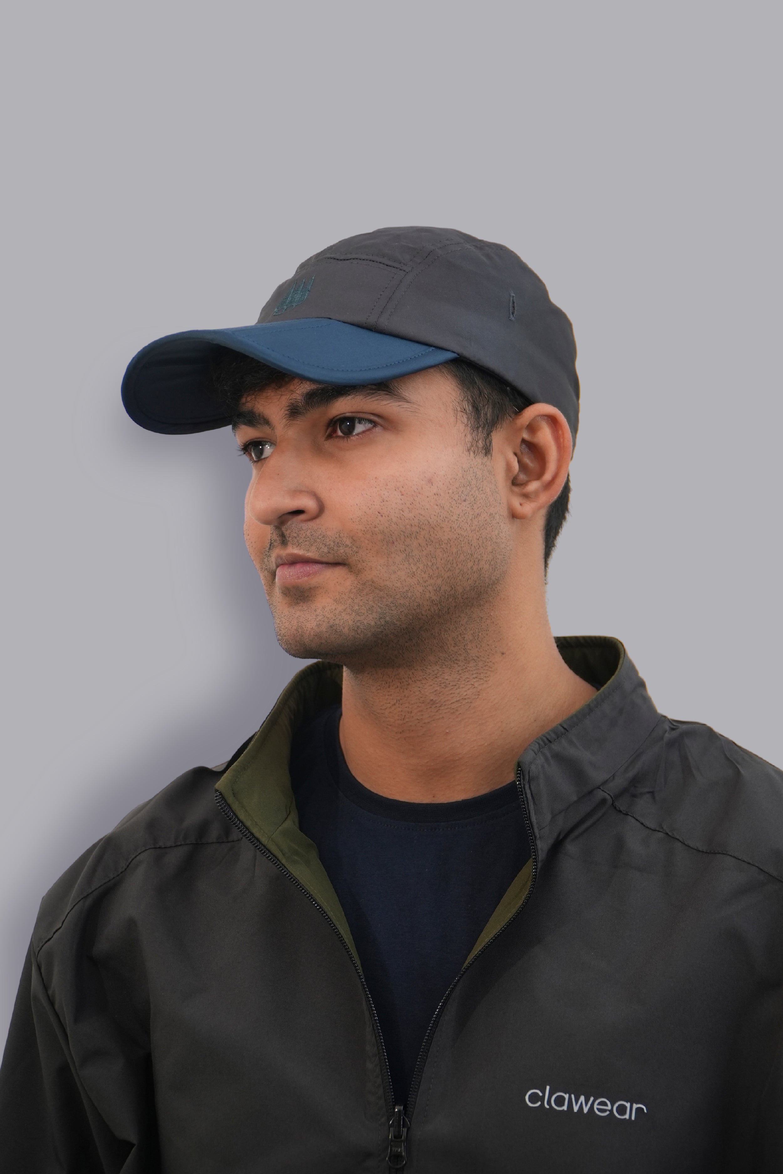 Sal Foldable Cap - Grey