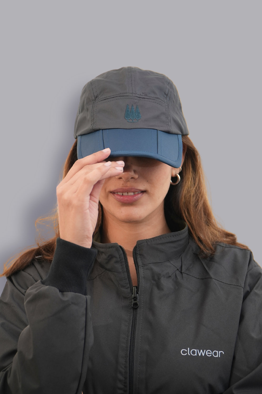 Sal Foldable Cap - Grey