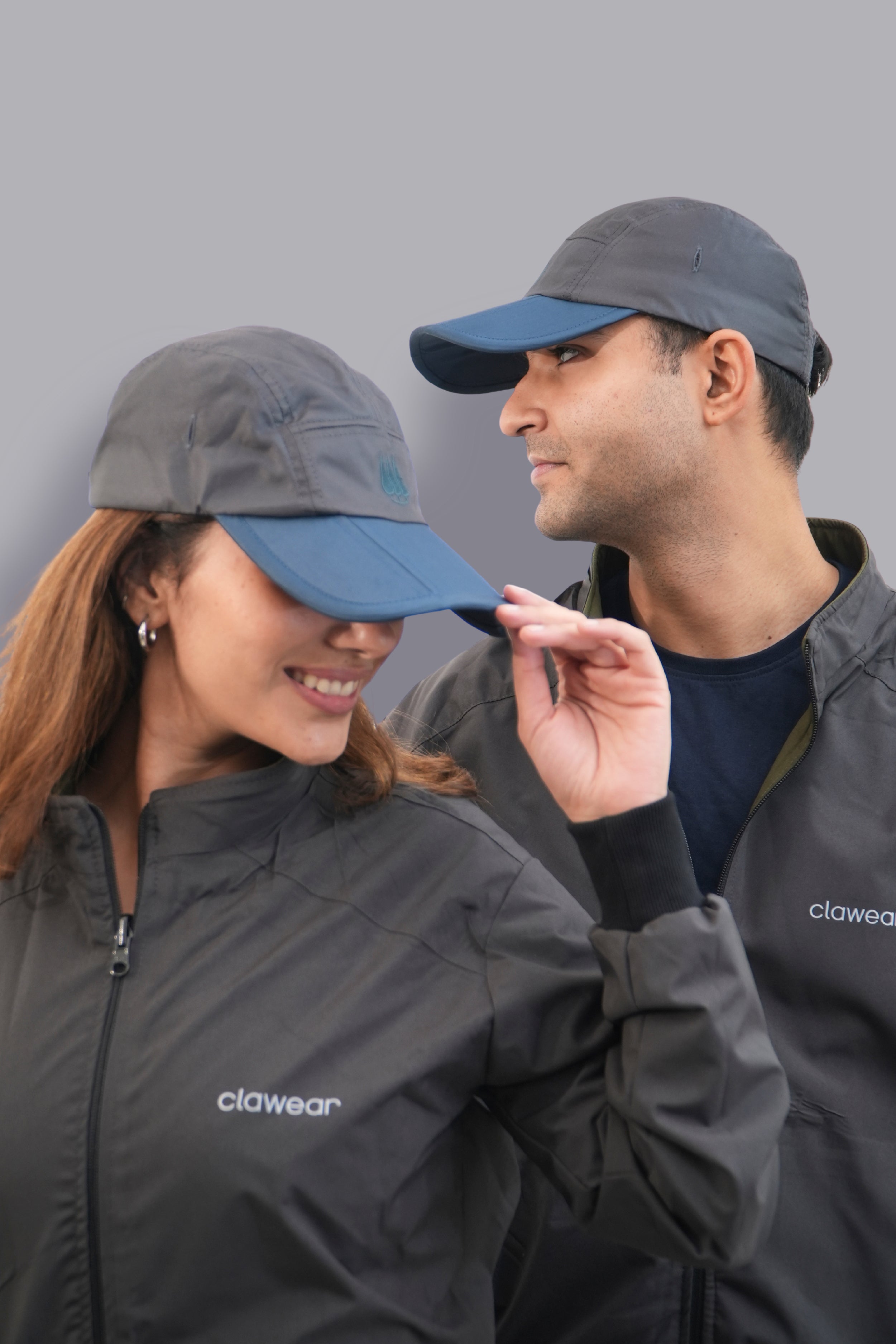Sal Foldable Cap - Grey