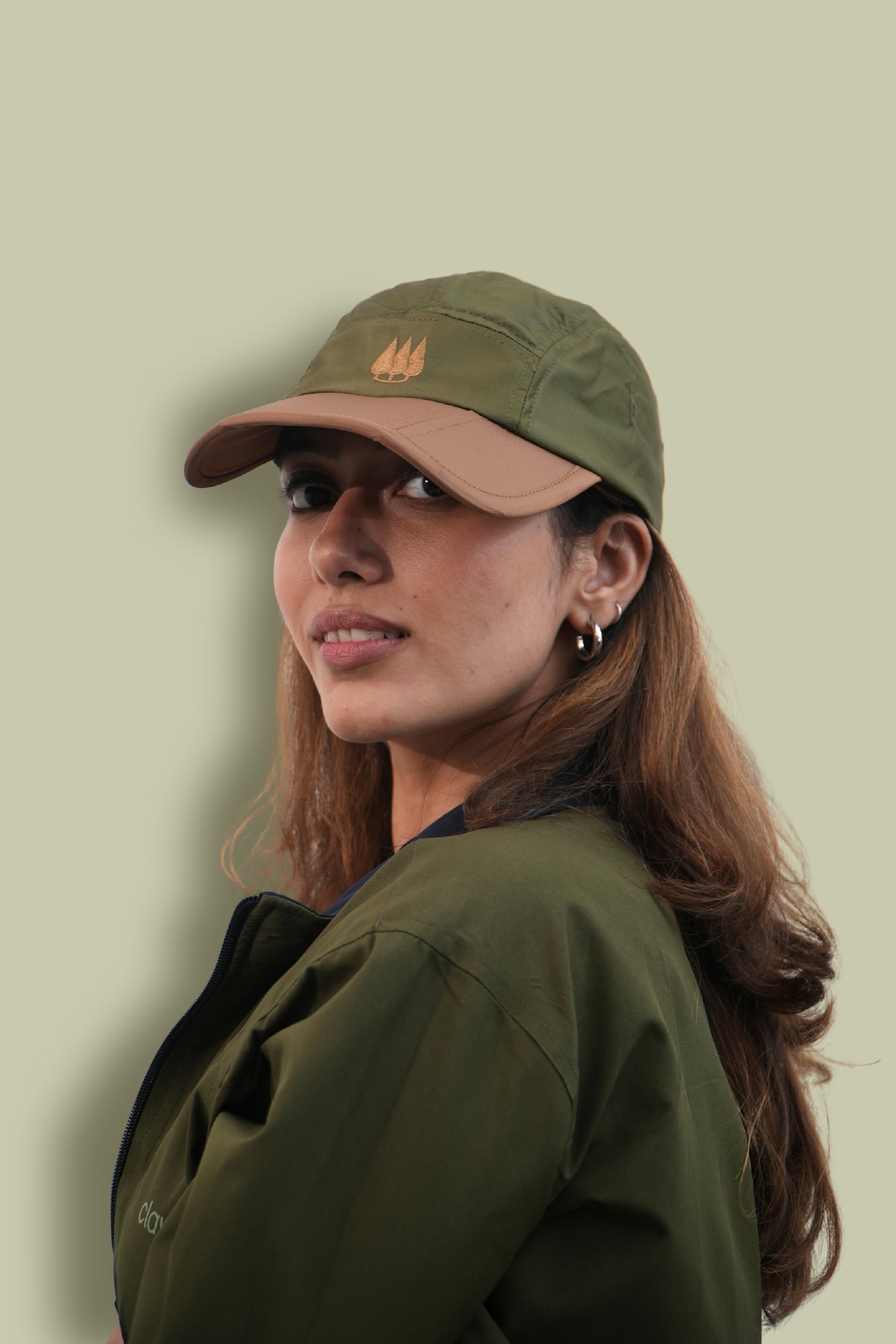 Sal Foldable Cap - Green
