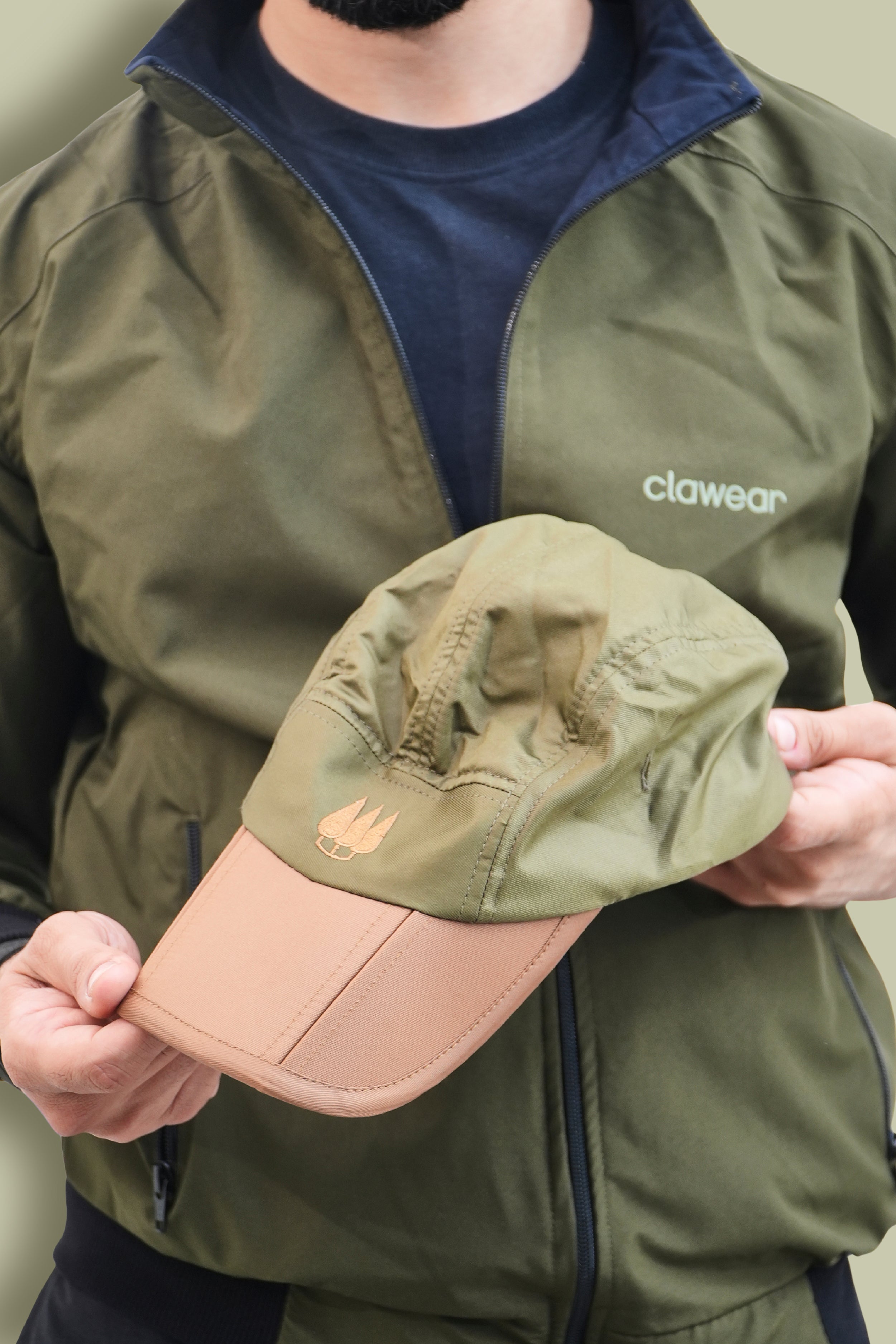 Sal Foldable Cap - Green