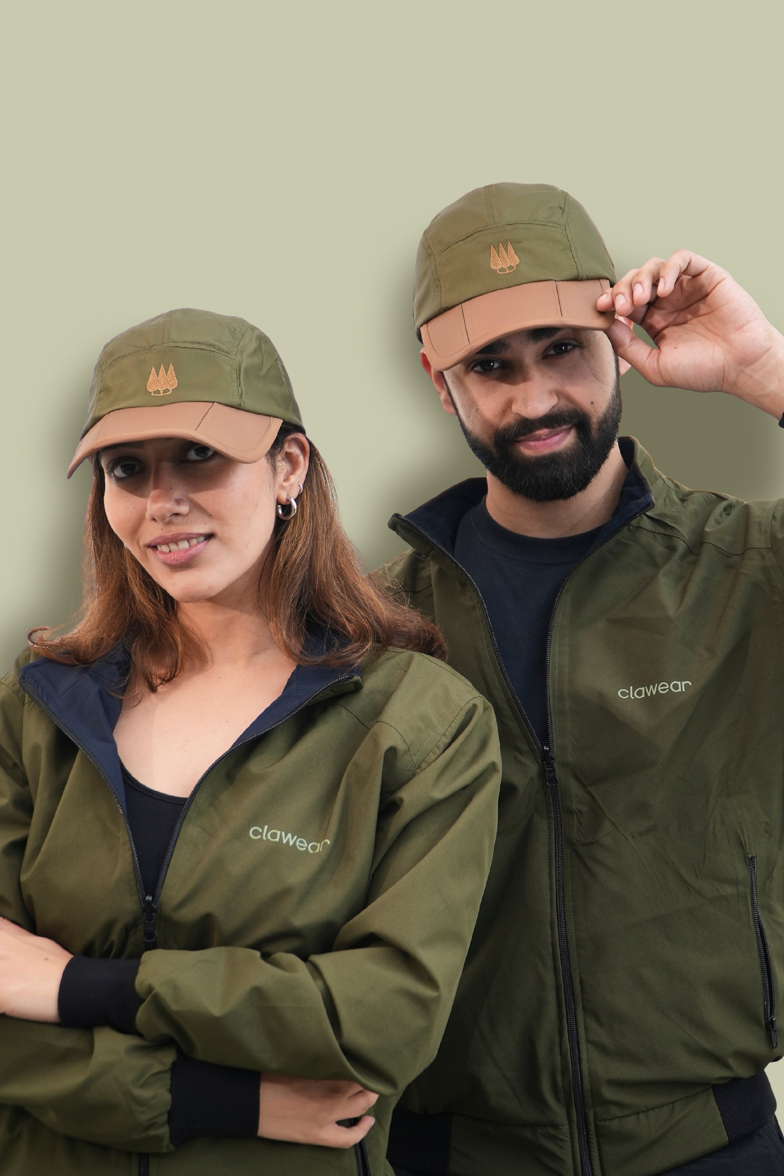Sal Foldable Cap - Green