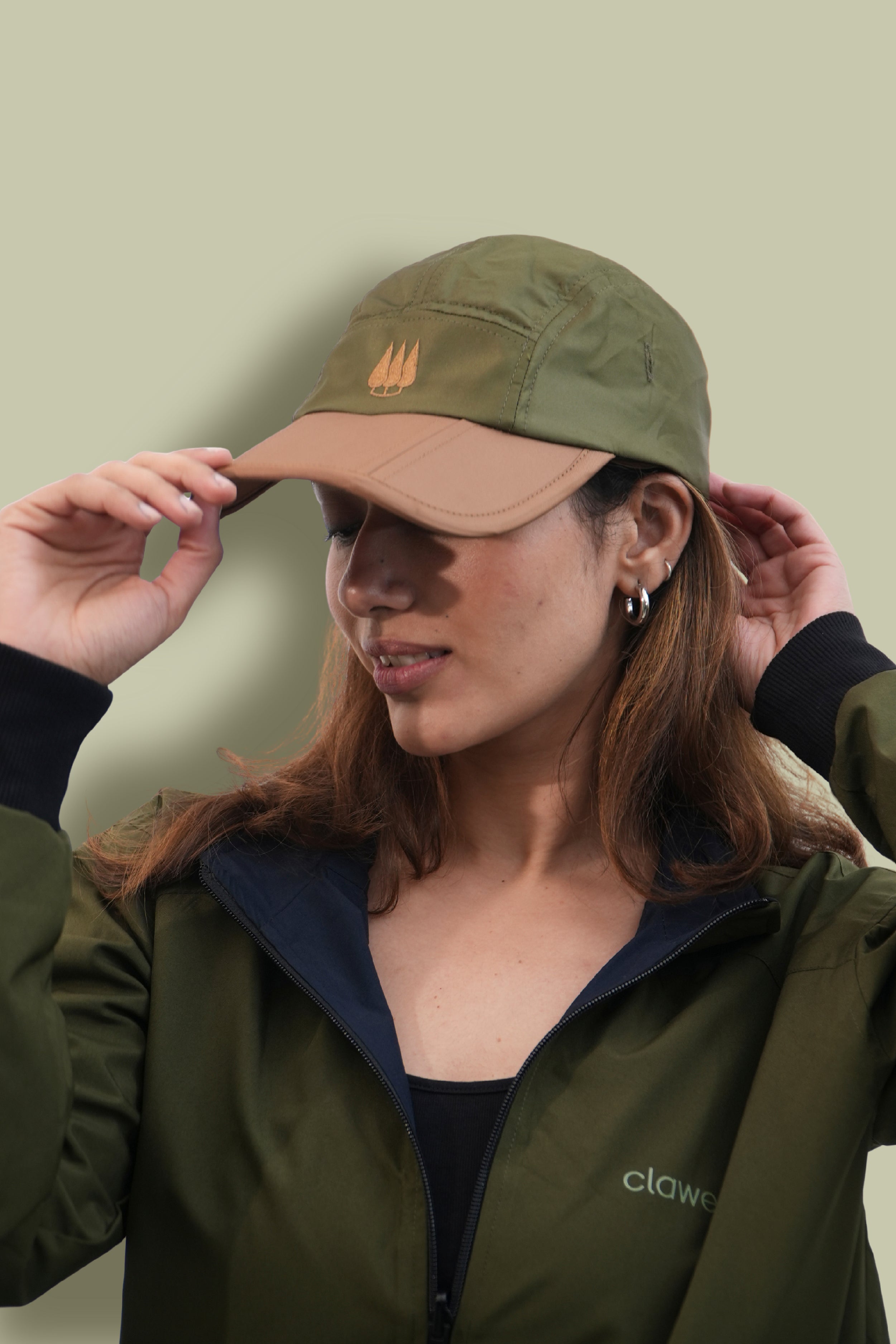 Sal Foldable Cap - Green