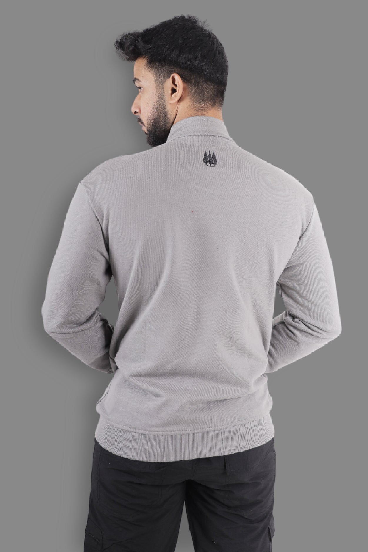 Himalayan Full Zipper Jacket - Grey