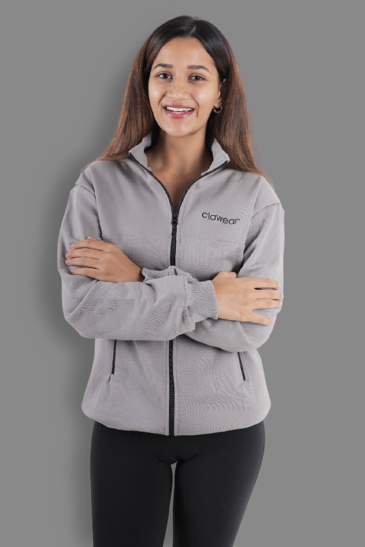 Himalayan Full Zipper Jacket - Grey