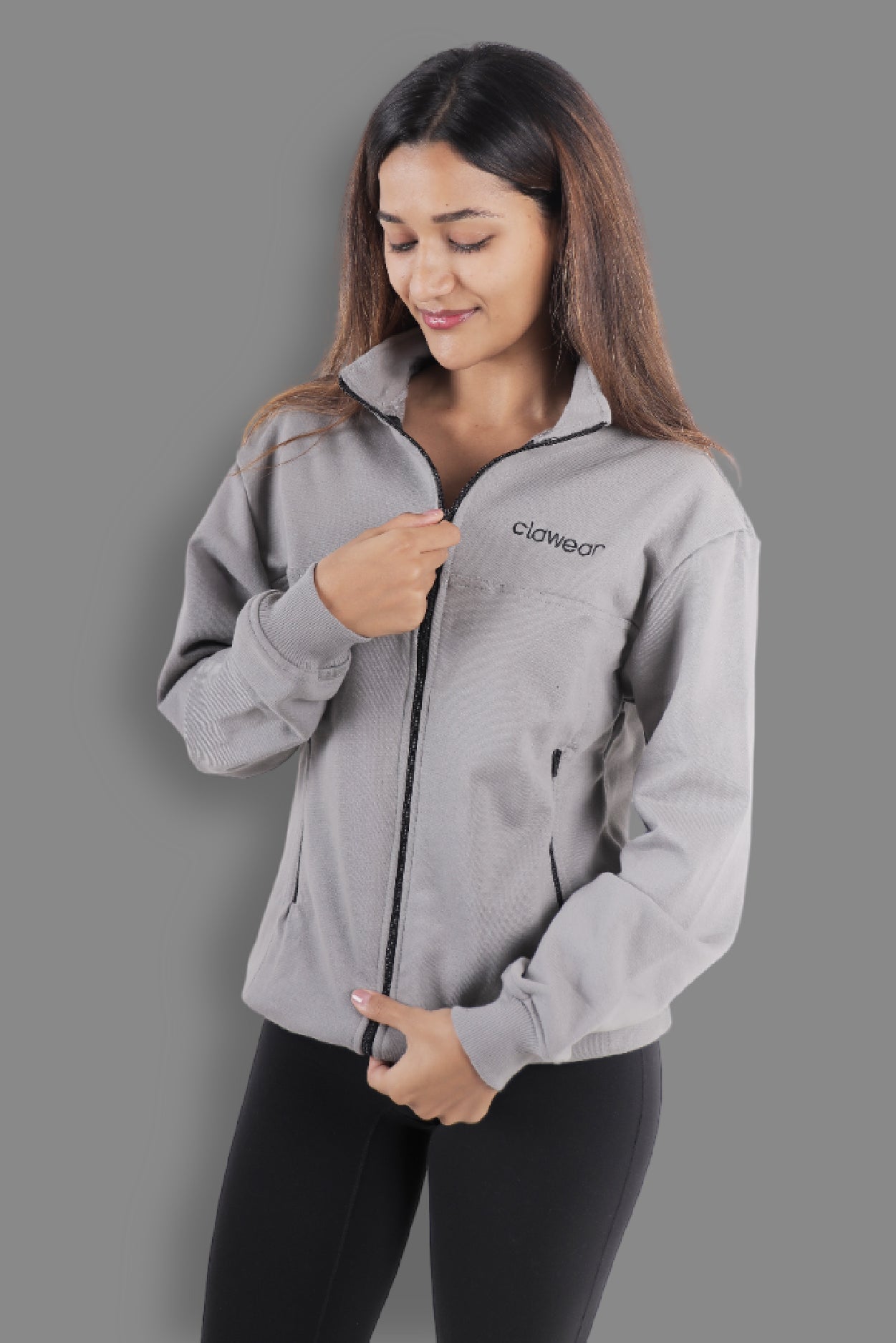Himalayan Full Zipper Jacket - Grey