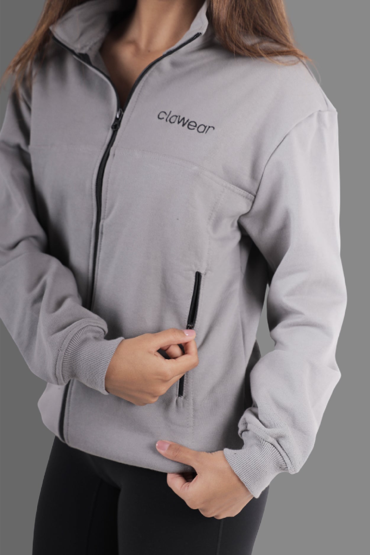 Himalayan Full Zipper Jacket - Grey