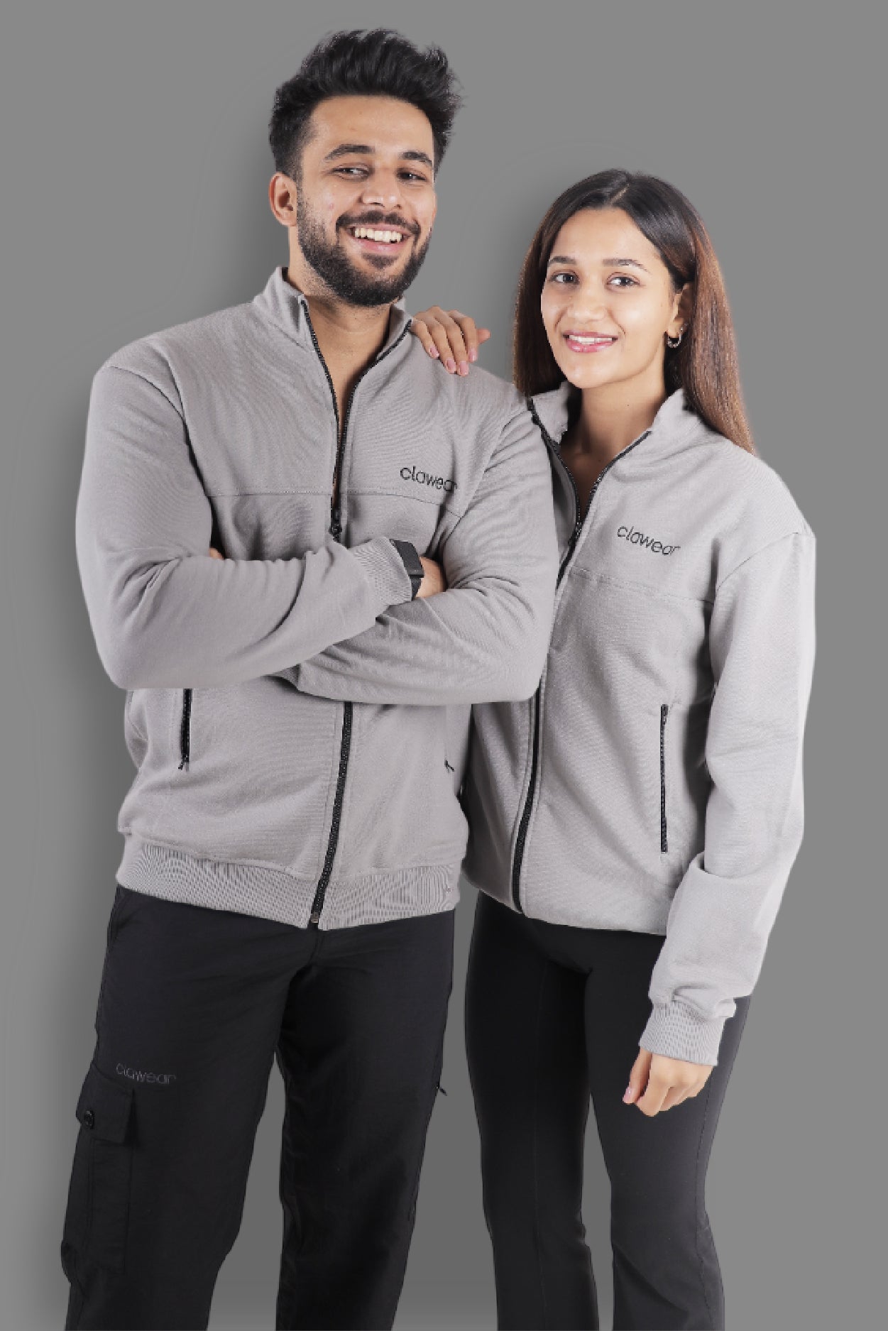 Himalayan Full Zipper Jacket - Grey