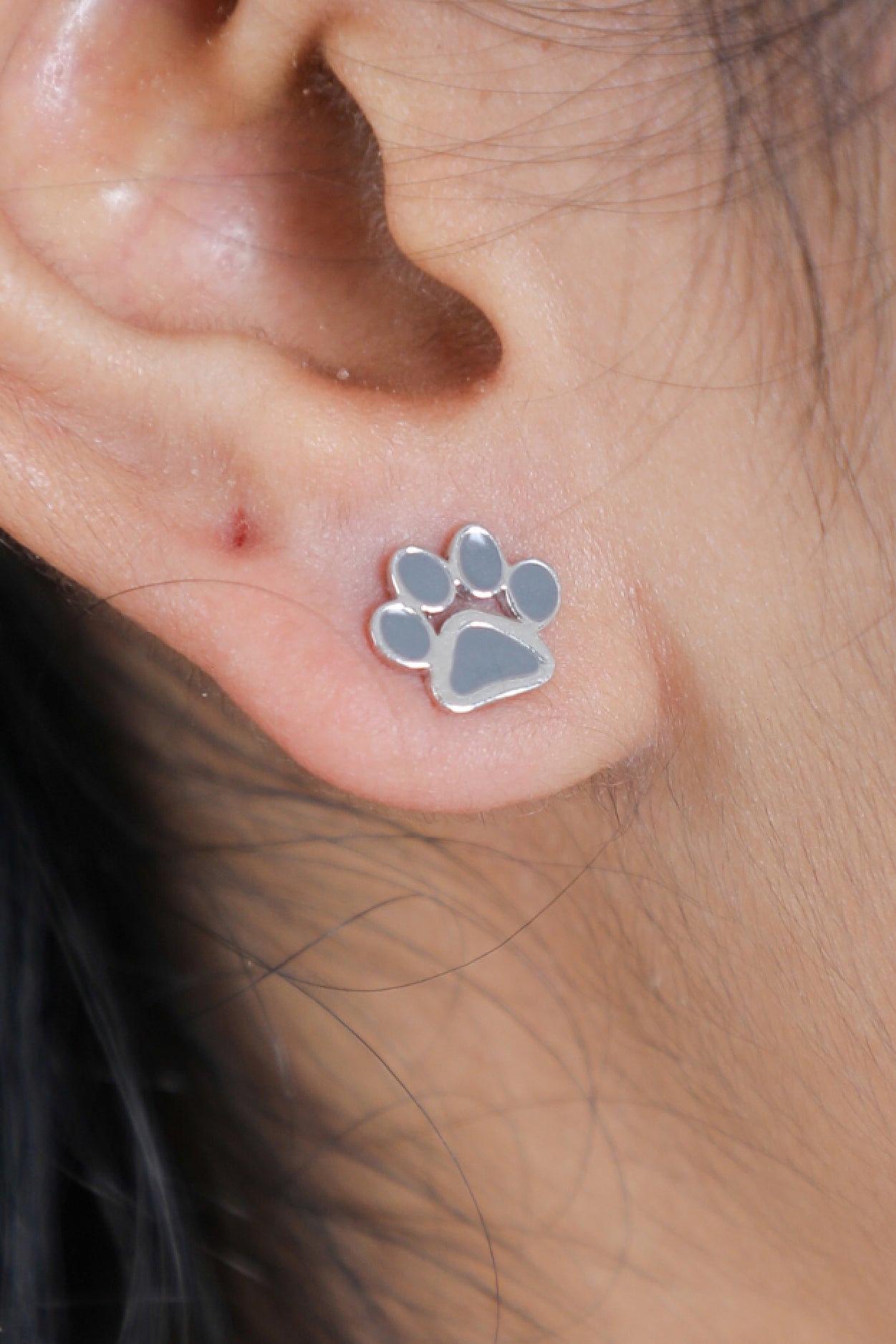 Wild Earrings - Grey Paw