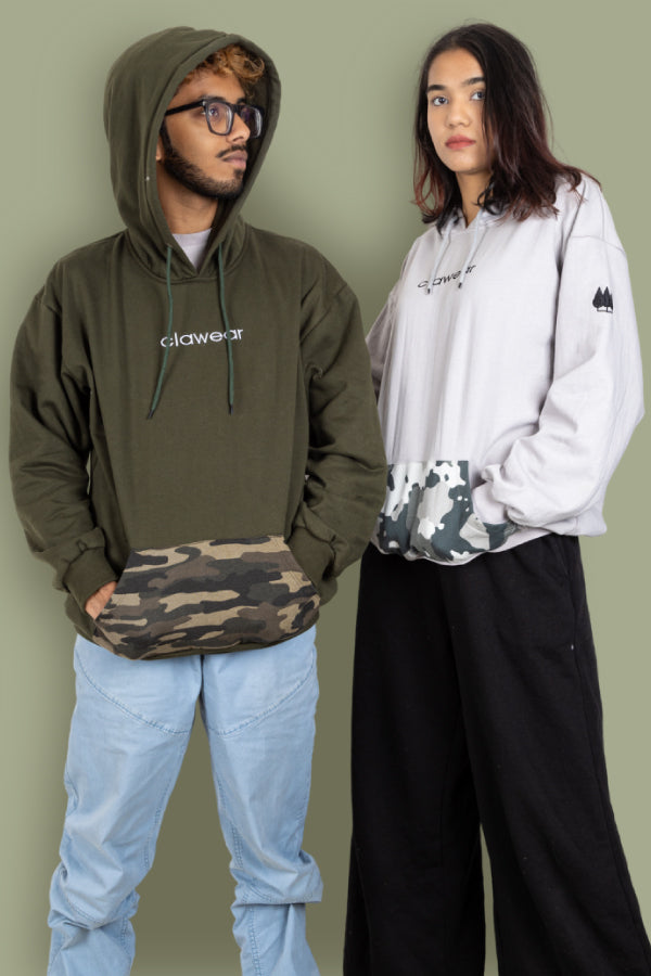 Himalayan Unisex Hoodie - Olive Green