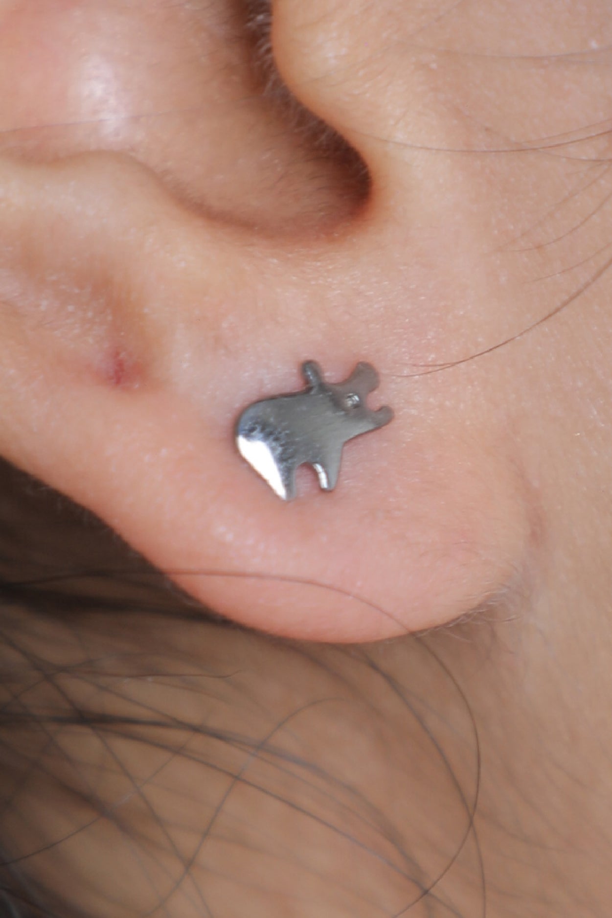 Wild Earrings - Hippo