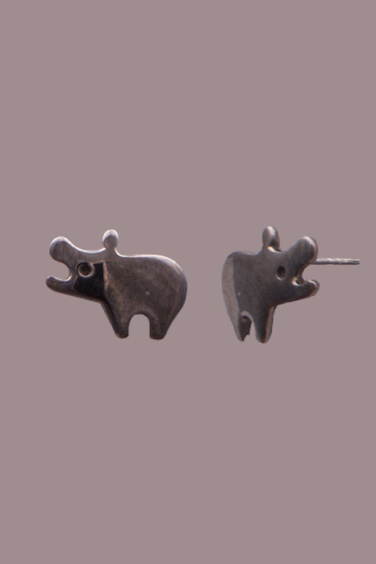 Wild Earrings - Hippo