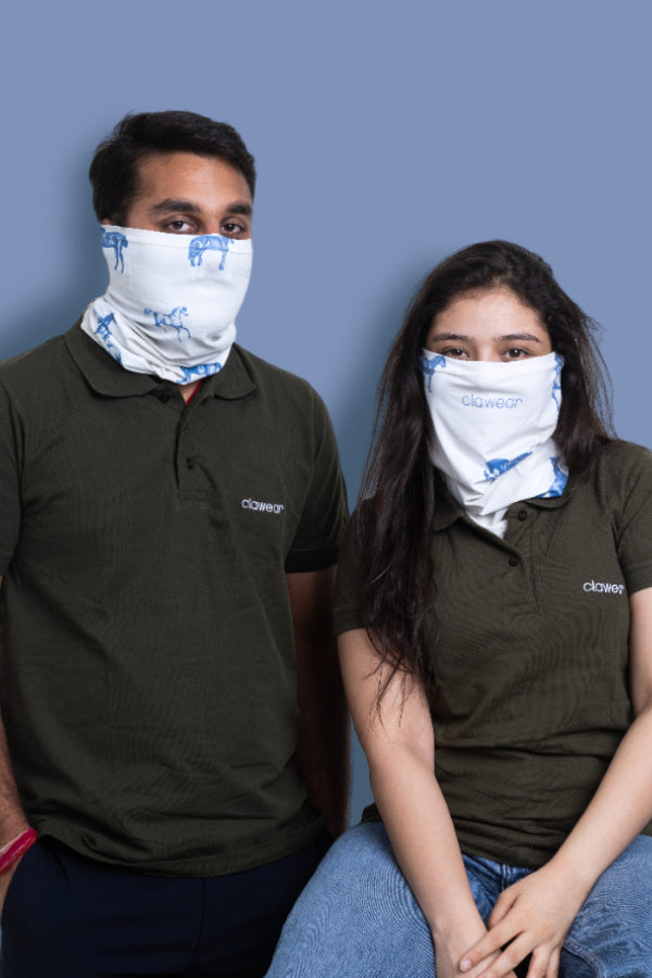 Thar Neck Gaitors - Horse Print