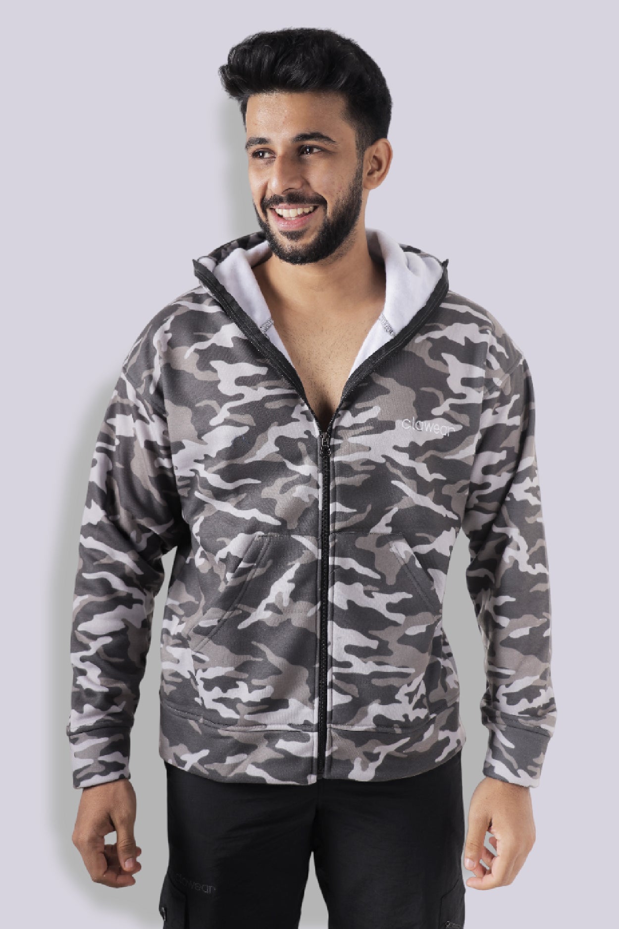 K2 Double Hooded Jacket - Green Camo