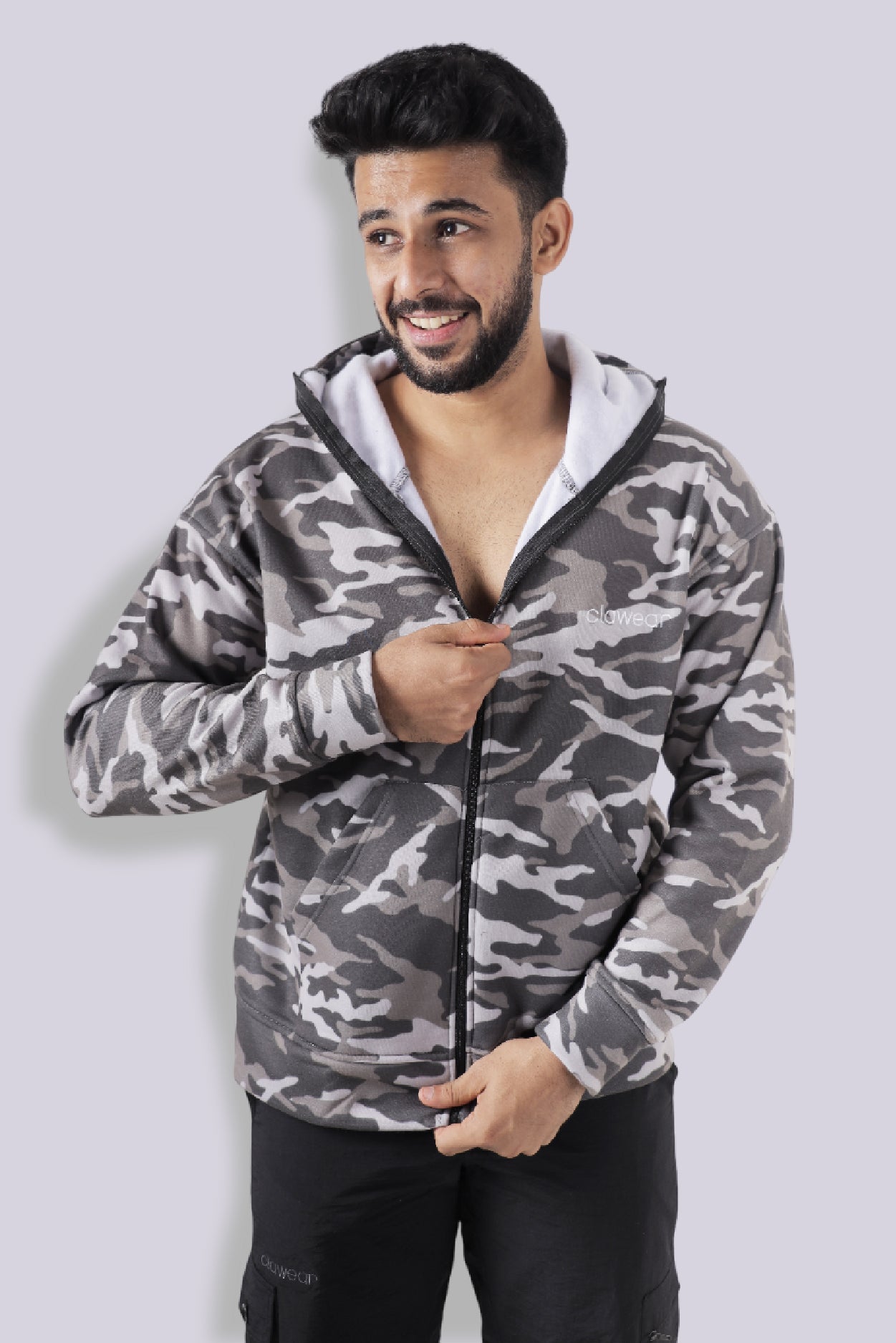 K2 Double Hooded Jacket - Green Camo
