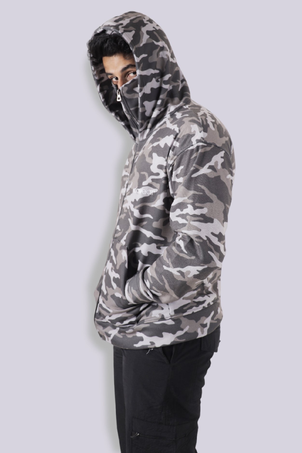 K2 Double Hooded Jacket - Green Camo