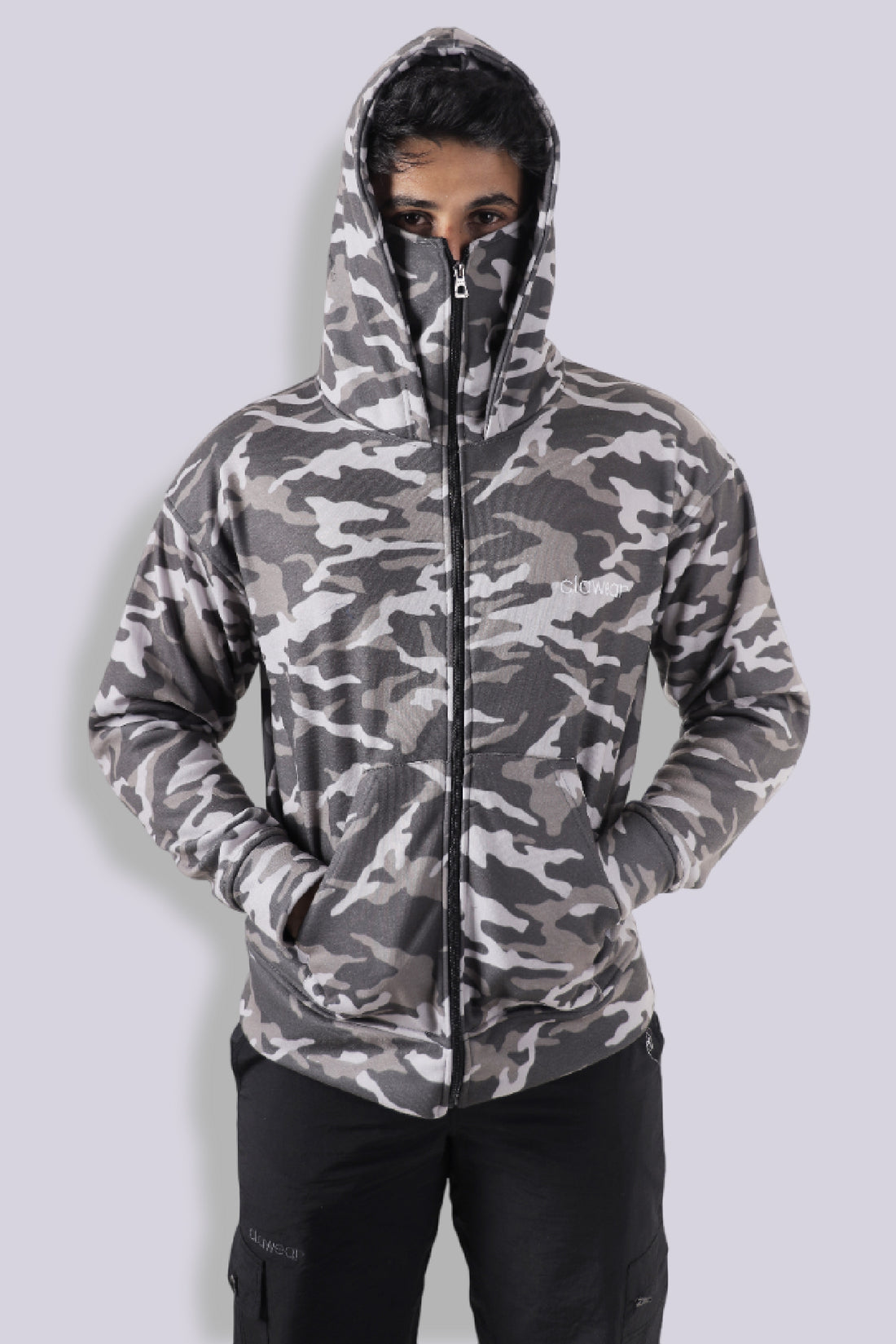 K2 Double Hooded Jacket - Green Camo
