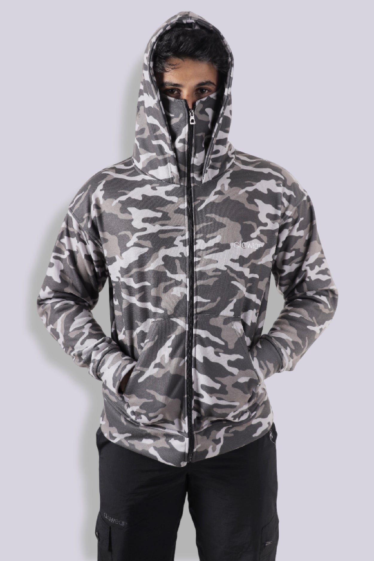 K2 Double Hooded Jacket - Green Camo